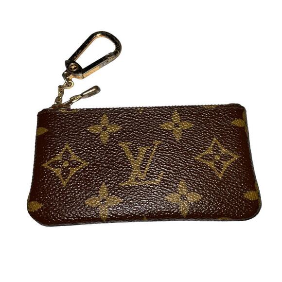 Vintage Louis Vuitton Monogram Pochette Cles Coin Pouch Key Holder - Picture 13 of 14